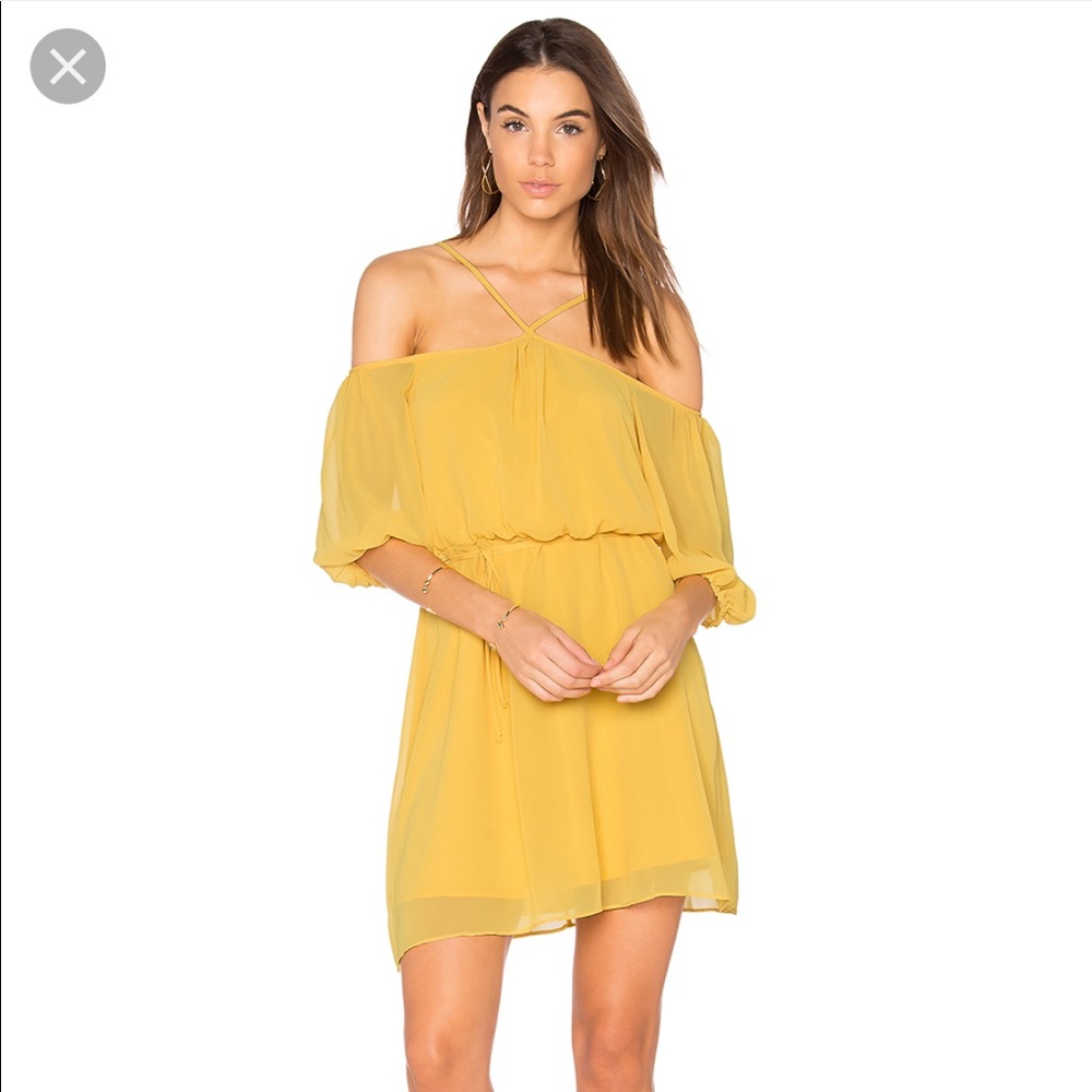 BCBgeneration yellow cocktail dress